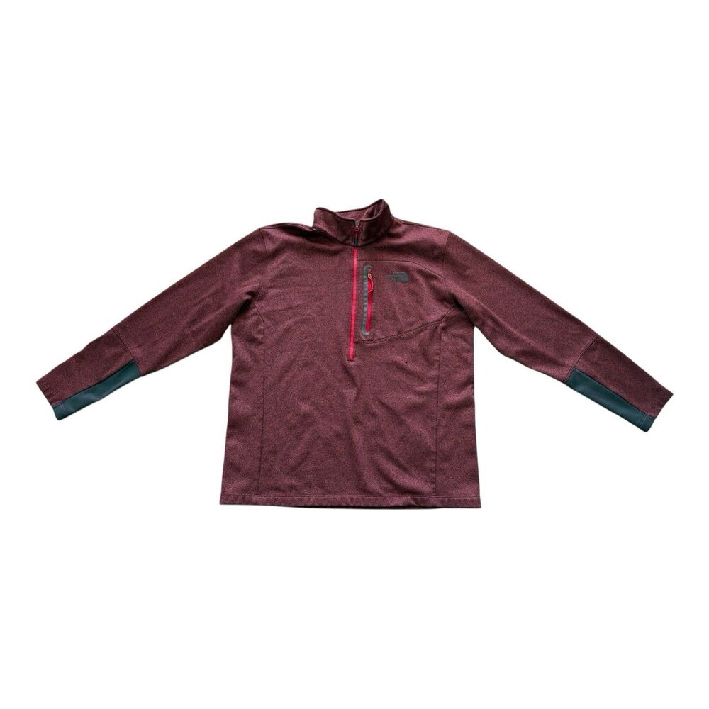 The North Face Men’s Red Half Zip Pullover Sweater XL
